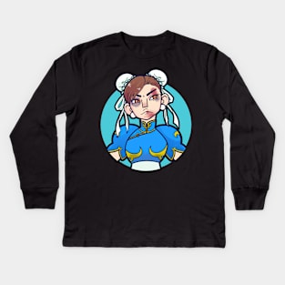 Chun Li Kids Long Sleeve T-Shirt